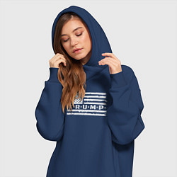 Женское худи-платье USA Trump, цвет: тёмно-синий — фото 2