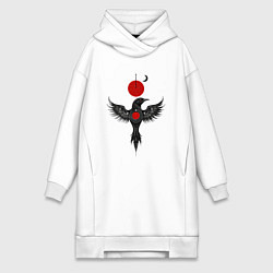 Женская толстовка-платье The night raven