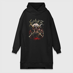 Женская толстовка-платье Slayer Skull Demon