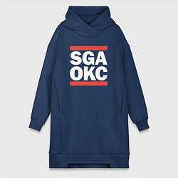 Женская толстовка-платье SGA OKC