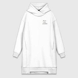 Женская толстовка-платье Друзья художники how you doin