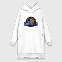 Женское худи-платье Memphis Grizzlies - NBA, цвет: белый