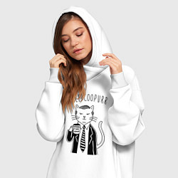 Женское худи-платье Dale Coopurr, цвет: белый — фото 2
