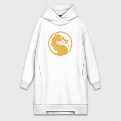 Женская толстовка-платье Mortal kombat dragon