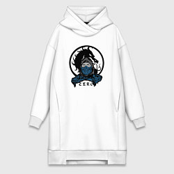Женская толстовка-платье Sub-zero fight