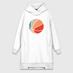 Женская толстовка-платье Basket color