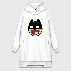 Женская толстовка-платье Batman smile