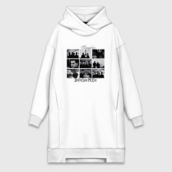 Женское худи-платье Depeche Mode - Strangelove - music video shots, цвет: белый