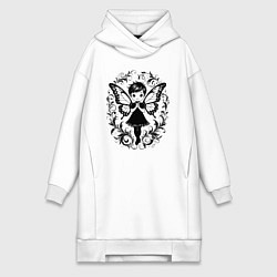Женская толстовка-платье Фея в орнаменте