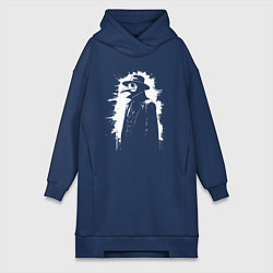 Женская толстовка-платье Силуэт чумного доктора