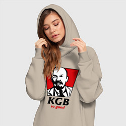 Женское худи-платье KGB: So Good, цвет: миндальный — фото 2