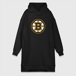 Женское худи-платье Boston Bruins, цвет: черный