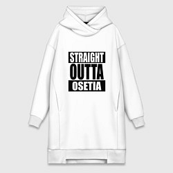 Женская толстовка-платье Straight Outta Osetia