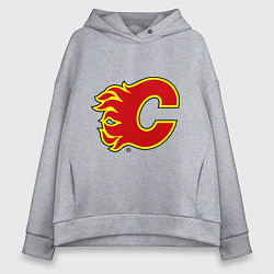 Женское худи оверсайз Calgary Flames