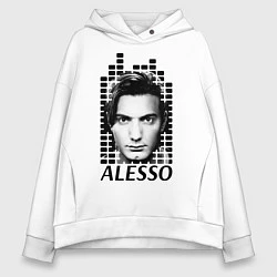 Толстовка оверсайз женская EQ: Alesso, цвет: белый