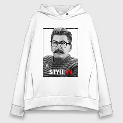 Толстовка оверсайз женская Stalin: Style in, цвет: белый