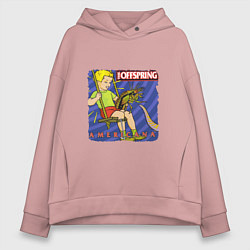 Толстовка оверсайз женская The Offspring: Americana, цвет: пыльно-розовый