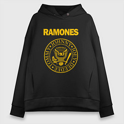 Женское худи оверсайз Ramones