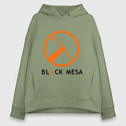 Толстовка оверсайз женская Black mesa: Scrap, цвет: авокадо