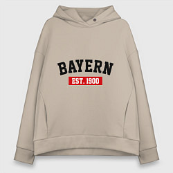 Женское худи оверсайз FC Bayern Est. 1900