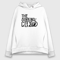 Толстовка оверсайз женская The Sinking City, цвет: белый
