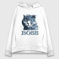 Женское худи оверсайз Boss cat