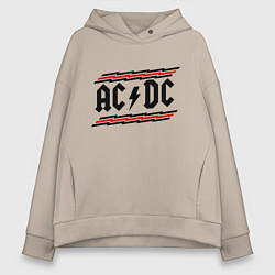 Женское худи оверсайз AC/DC Voltage
