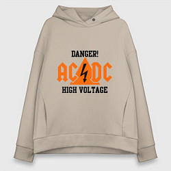 Женское худи оверсайз AC/DC: High Voltage