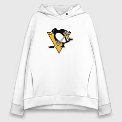 Толстовка оверсайз женская Pittsburgh Penguins: Evgeni Malkin, цвет: белый