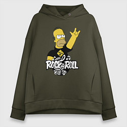 Женское худи оверсайз Rock n Roll