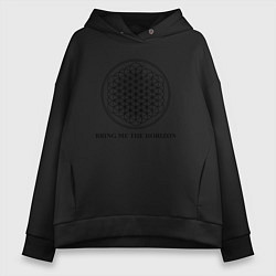 Толстовка оверсайз женская BRING ME THE HORIZON, цвет: черный