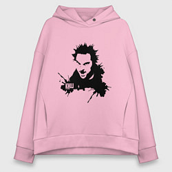 Толстовка оверсайз женская Король и шут, цвет: светло-розовый