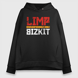 Толстовка оверсайз женская LIMP BIZKIT, цвет: черный