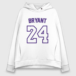 Толстовка оверсайз женская Bryant 24, цвет: белый