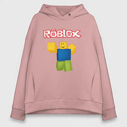 Толстовка оверсайз женская ROBLOX, цвет: пыльно-розовый