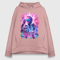 Толстовка оверсайз женская Muse, цвет: пыльно-розовый