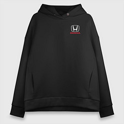 Толстовка оверсайз женская HONDA, цвет: черный