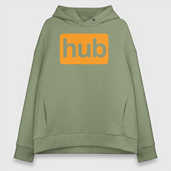 Женское худи оверсайз Hub