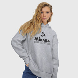 Толстовка оверсайз женская MIKASA SPORTS, цвет: меланж — фото 2