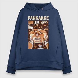 Толстовка оверсайз женская Pankakke, цвет: тёмно-синий