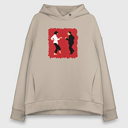 Толстовка оверсайз женская Dance mia vega, цвет: миндальный