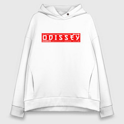 Толстовка оверсайз женская ОдиссейOdissey, цвет: белый