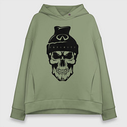 Толстовка оверсайз женская Infinity Инфинити Z, цвет: авокадо