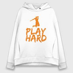 Женское худи оверсайз Play Hard