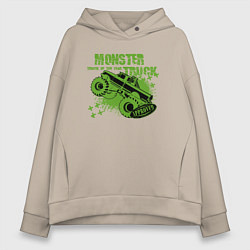 Женское худи оверсайз Monster Truck