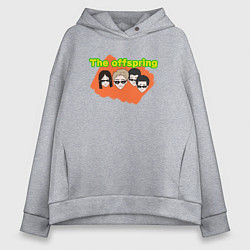 Толстовка оверсайз женская The offspring, цвет: меланж