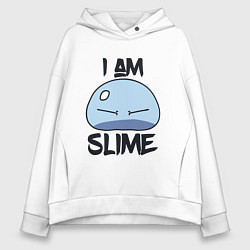 Женское худи оверсайз I AM SLIME, Я СЛИЗЬ