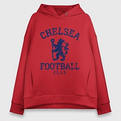 Толстовка оверсайз женская Chelsea FC: Lion, цвет: красный