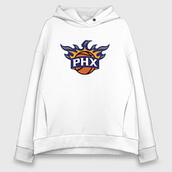 Толстовка оверсайз женская Phoenix Suns, цвет: белый