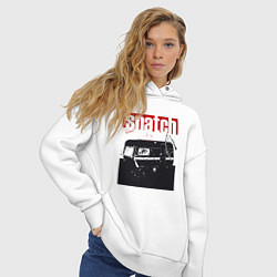 Толстовка оверсайз женская Большой куш Гай Ричи, цвет: белый — фото 2